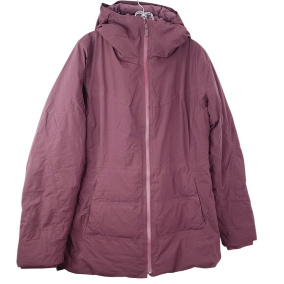 Lululemon Women's Purple Hooded Outdoor Winter Padded Puffer Jacket Size 10